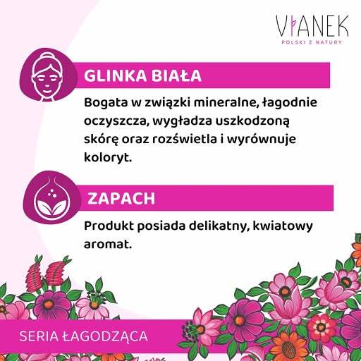 VIANEK Upokojujúca pleťová maska