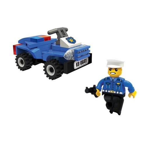 Klocki Blocki MyPolice Sachet - Policajná štvorkolka