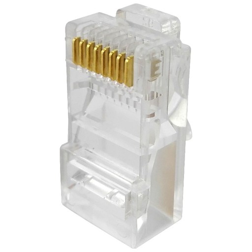 RJ-45 8PIN modulárna zástrčka kategórie 5e pre drôt, 2 ks