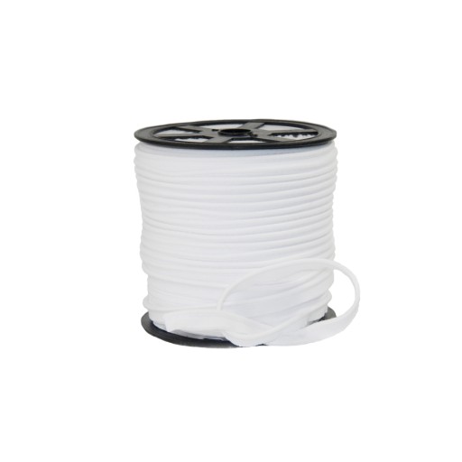 Bavlnená paspulka Šírka 1m / 16mm č. 1 Biela