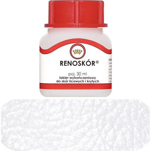 Lak na kožu Renoszkol paint 30ml bezfarebný lesk