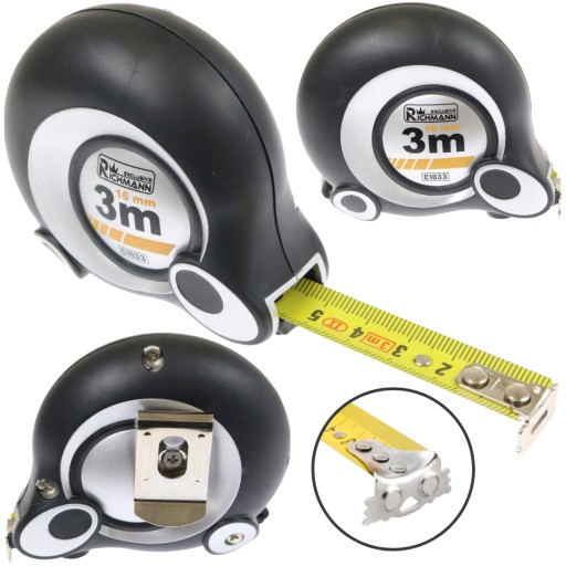 MERACIA PÁSKA KÚČANÁ 3M/16mm GUMA RICHMANN C1033