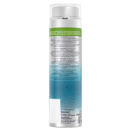 NIVEA MEN FRESH KICK Gél na holenie pre mužov 200ml