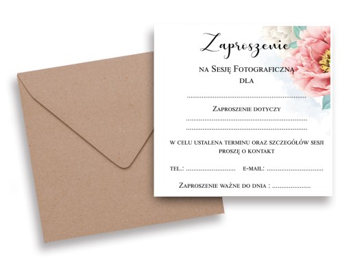 VOUCHERS Pozvánky na fotenie