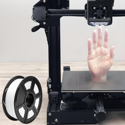 FILAMENTOVÁ NÁPLŇ DO GUĽOVÉHO PERO PF PLA BIELA TLAČIAREŇ 68m 3D PERO 1,75mm