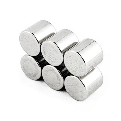 VALEC NEODYMOVÝ MAGNET 8x8 N38 SADA 6 KUSOV