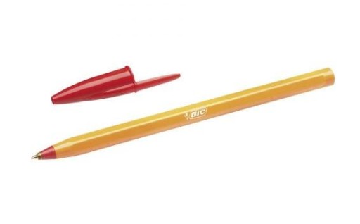 Pero Bic Orange 0,3 mm červené x 10