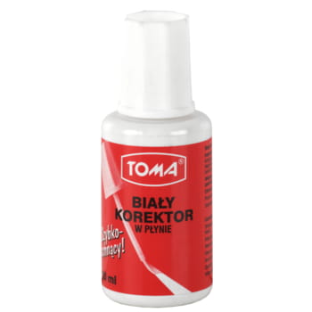 TOMA tekutý kancelársky korektor s hubkou 20 ml