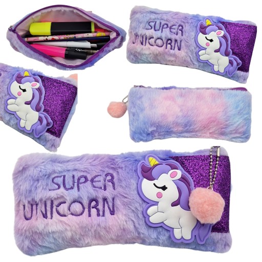 Puzdro na ceruzku Puzdro Zásobník Super Unicorn Tools 3 priehradky