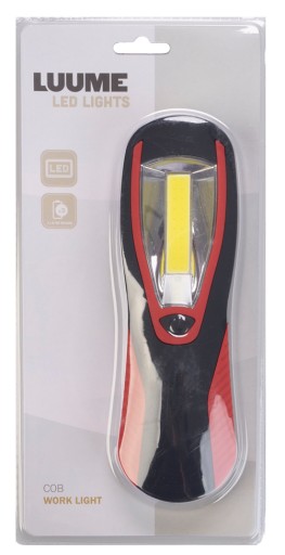 Luume červená pracovná lampa 150lm