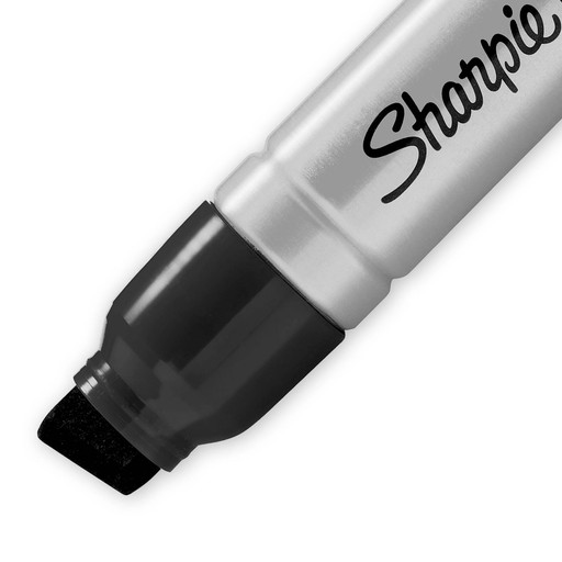 Sharpie Kovový popisovač veľký, skosený, čierny