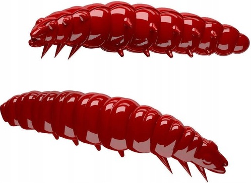 Libra Lures Návnada Larva 021 Červená Bez arómy 4,5cm 1 ks.