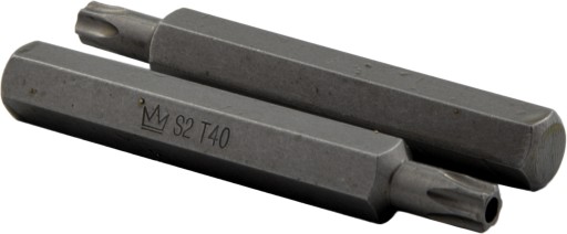 TORX BIT T40 x 75mm S2 s OTVOROM