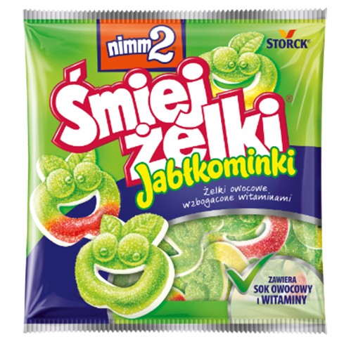 NIMM2 ŚMIEJŻELKI JABLKOMINKI JELLIES 90G jablko-minki