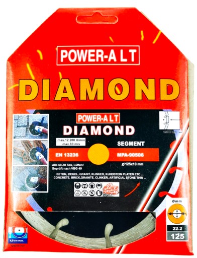 Diamantový kotúč 125mmx10mm GEKO G00287