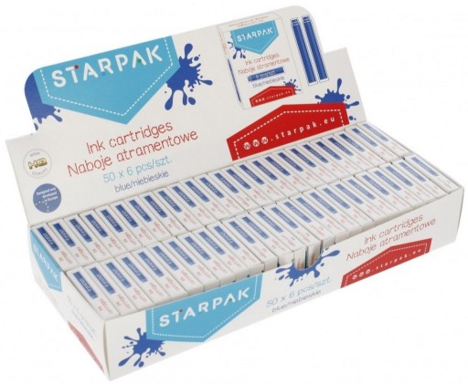 MODRÉ NÁPLNE PER STARPAK 6 KS.