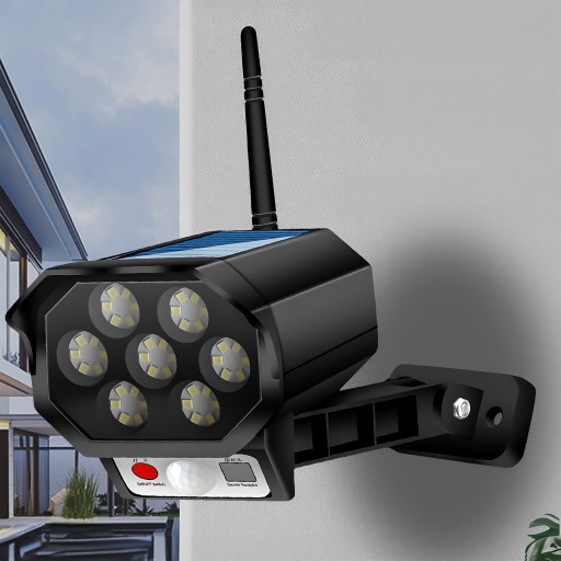 DUMMY CAMERA LED SOLÁRNA LAMPA SO SNÍMAČOM POHYBU