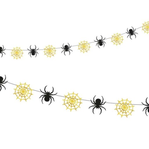 Banner GARLAND SPIDERS pavučiny HALLOWEEN 250cm