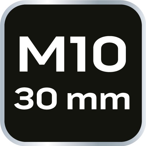 Hrot drážkovaný M10 x 30 mm, S2 x 2 ks. NEO 10-902