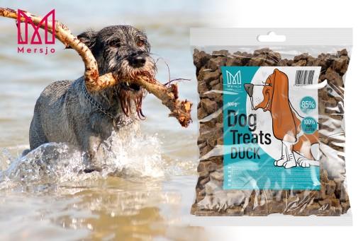 MÄSOVÉ TRENÉRKY Psia ZMLUVA MERSJO KAČICA 85% MÄSO 500g