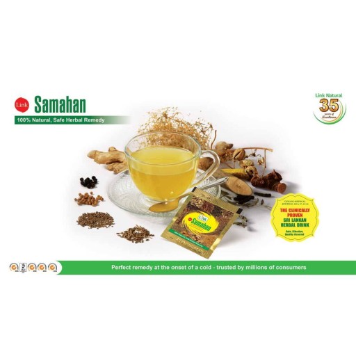 SAMAHAN Bylinný čaj na prechladnutie 10 vrecúšok Link Natural