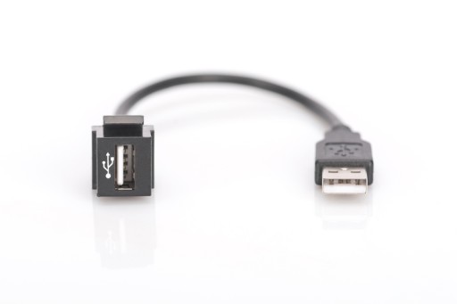 Modul DIGITUS Keystone USB A s 16 cm konektorovým káblom