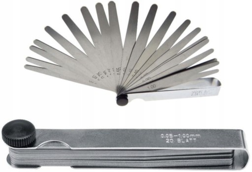 VOREL FEELER GAUGE 0,05-1mm - 20 čepelí