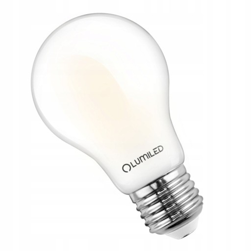 E27 A60 LED žiarovka 11W = 100W 1521lm 4000K Neutral 360° Filament Milky