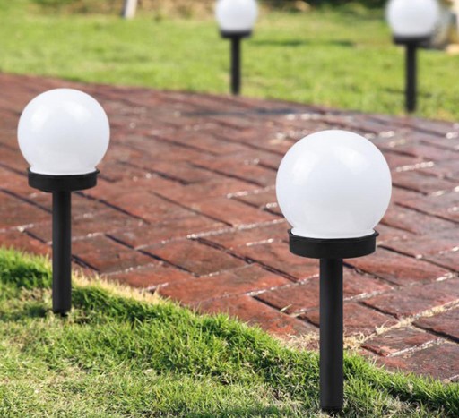SOLAR LED záhradné svietidlo GUĽA 10 cm STUDENÁ 1x EKO