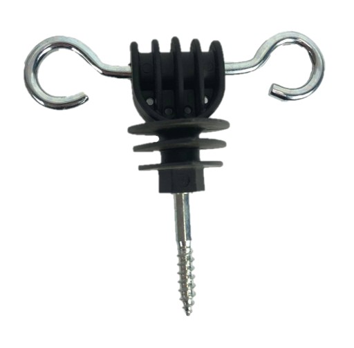 Izolátor brány so 6 mm skrutkou do dreva