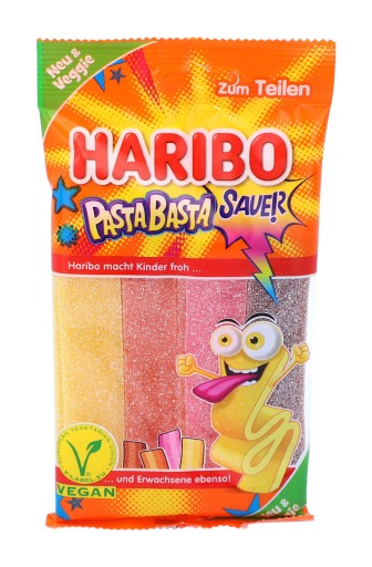 HARIBO Kyslá želé fazuľová pasta Basta Sauer 160g DE