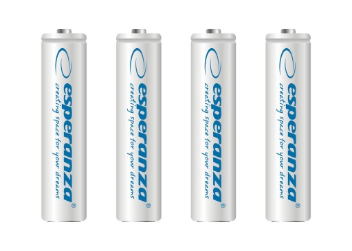 4 výkonné batérie AAA HR3 R3 1000mAh 1,2V Ni-MH