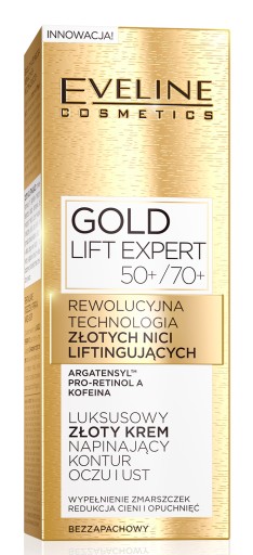 Očný krém Eveline Gold Revita Expert 50+/70+
