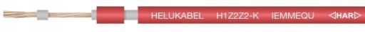 HELUKABEL SOLÁRNY KÁBEL H1Z2Z2-K 1X4 mm² červený kábel pre fotovoltaiku