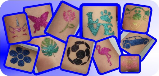 Glitter Tattoo Express Set Dinosaurs