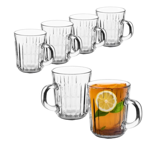 Sada 6 pohárov na kávu a čaj s ušami Altom Design Venus 230 ml