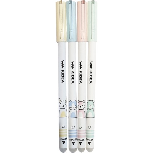 Stierateľné pero 0,7 mm modré, 4 kusy