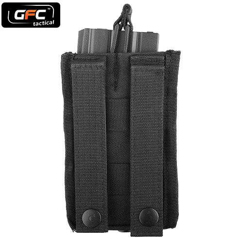 AK M4 G36 GFC MOLLE MAGAZINE POUCH, ČIERNA