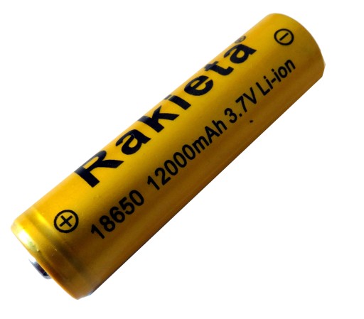 1x nabíjateľná 18650 12000 mAh 3,7V LI-ION batéria