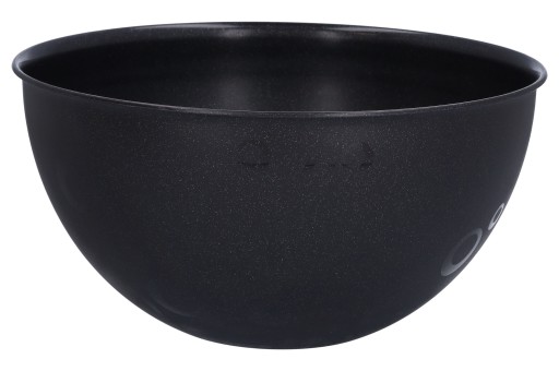 Veľká 6l čierna plastová misa na šalát, na šľahanie 28 cm kuchynských misiek