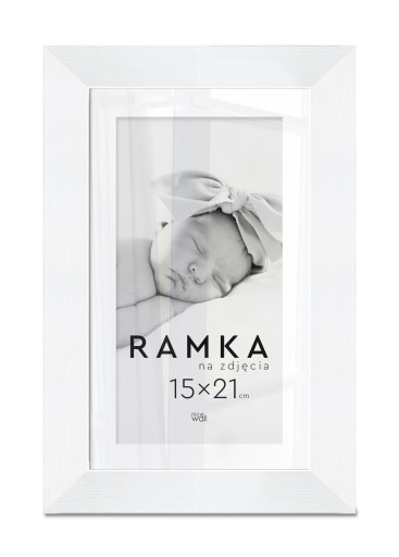 Fotorámik 15x21 cm Biely
