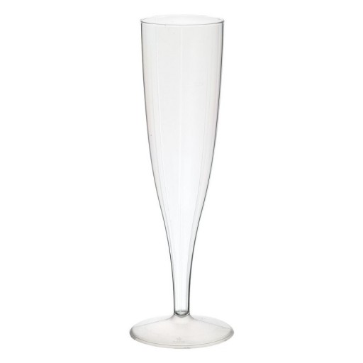 PLASTOVÉ POHÁRE 120 ML NA ŠAMPANSKÉ 10 ks