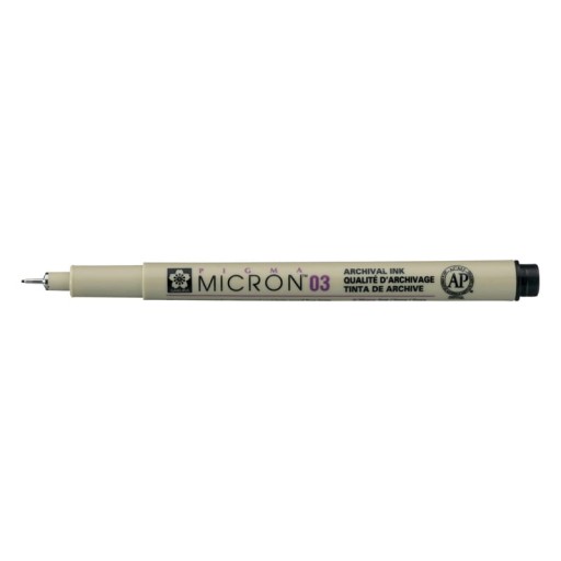 SAKURA Pigma Micron 03 jemná linka (čierna)