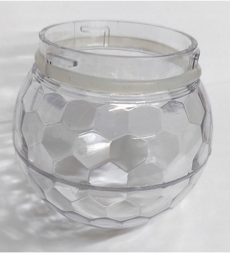 Záhradná lampa SOLAR BALL, efekt prasknutého skla