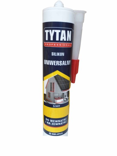 Univerzálny sivý silikón 280 ml Titanium
