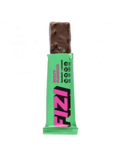 FIZI tyčinka s čokoládovou polevou. Lieskový karamel, 45 g