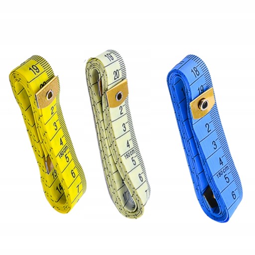 TRADIČNÉ KRAJČÍRSKE MIERY CENTTIMETROVÉ KRAJČÍRSKE PALCE, VIACFAREBNÉ 150 CM