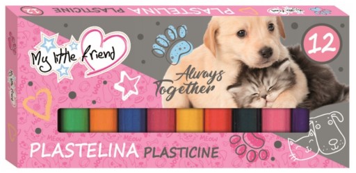 PLASTICINE 12 FARIEB MÔJ MALÝ PRIATEĽ MAJEWSKI WZ 1