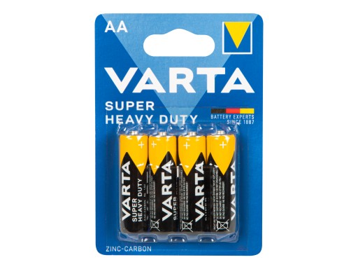 Batérie VARTA SUPER HEAVY DUTY AA R6 4 ks