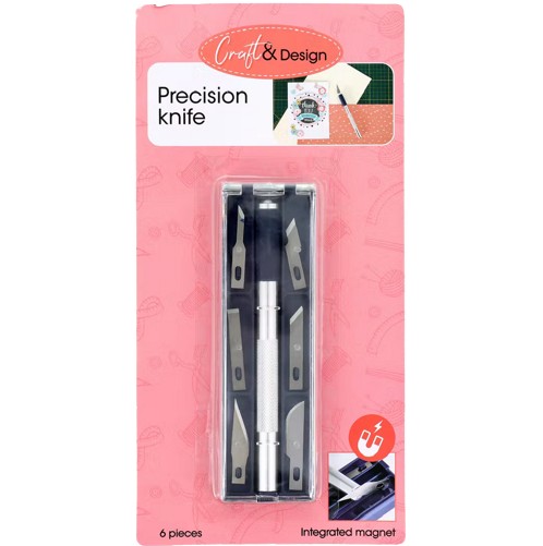 PRESNÝ MODELOVACÍ SKALPELOVÝ Nôž, 6 ČEPELÍ
